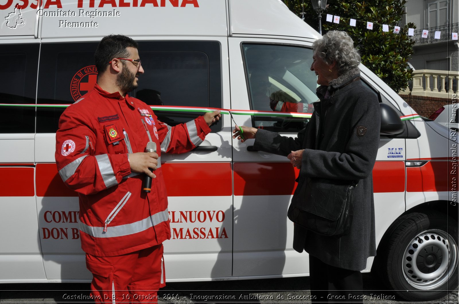 Castelnuovo D.B. 16 Ottobre 2016 - Inaugurazione Ambulanza da Soccorso - Croce Rossa Italiana- Comitato Regionale del Piemonte