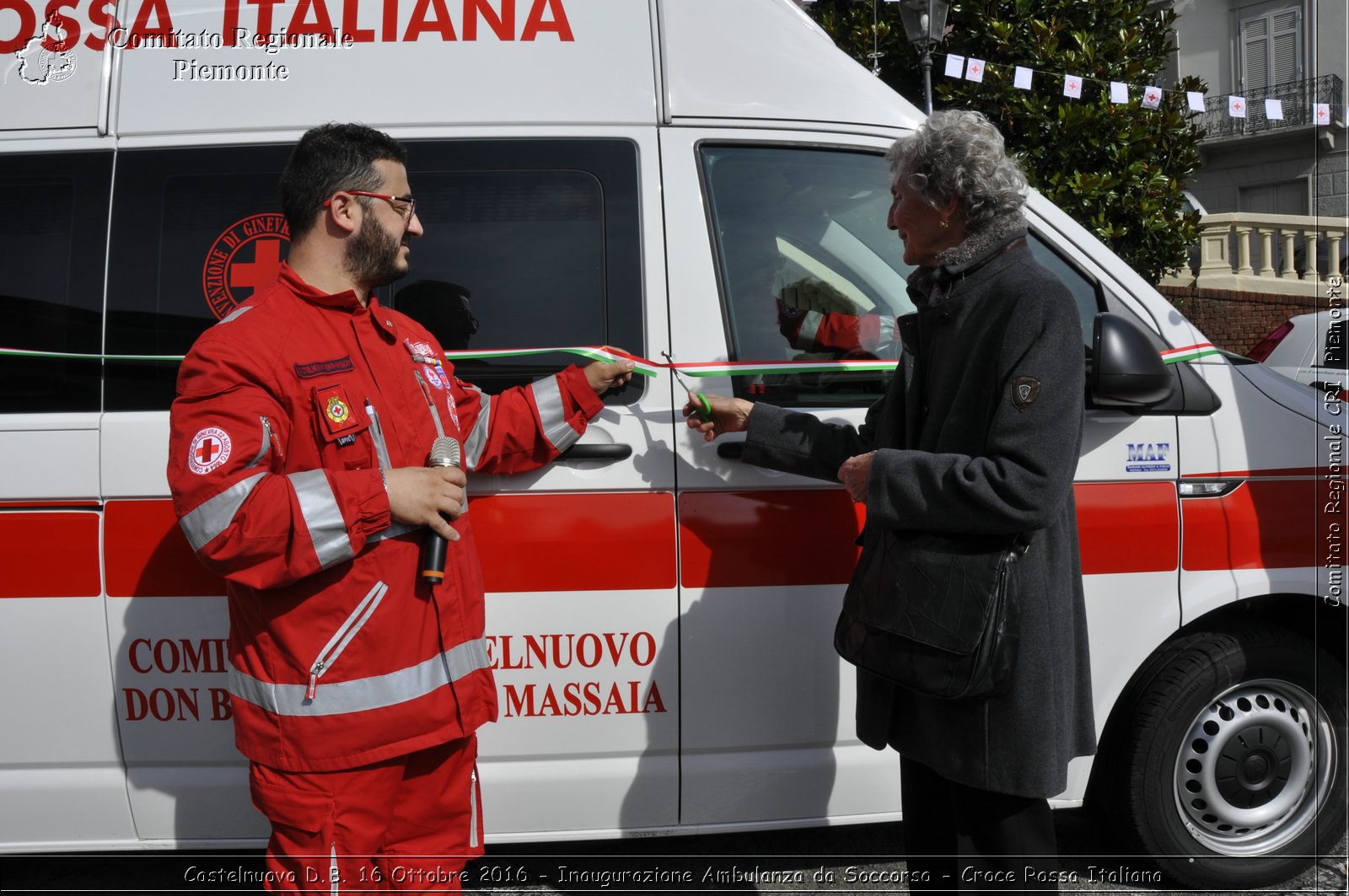 Castelnuovo D.B. 16 Ottobre 2016 - Inaugurazione Ambulanza da Soccorso - Croce Rossa Italiana- Comitato Regionale del Piemonte