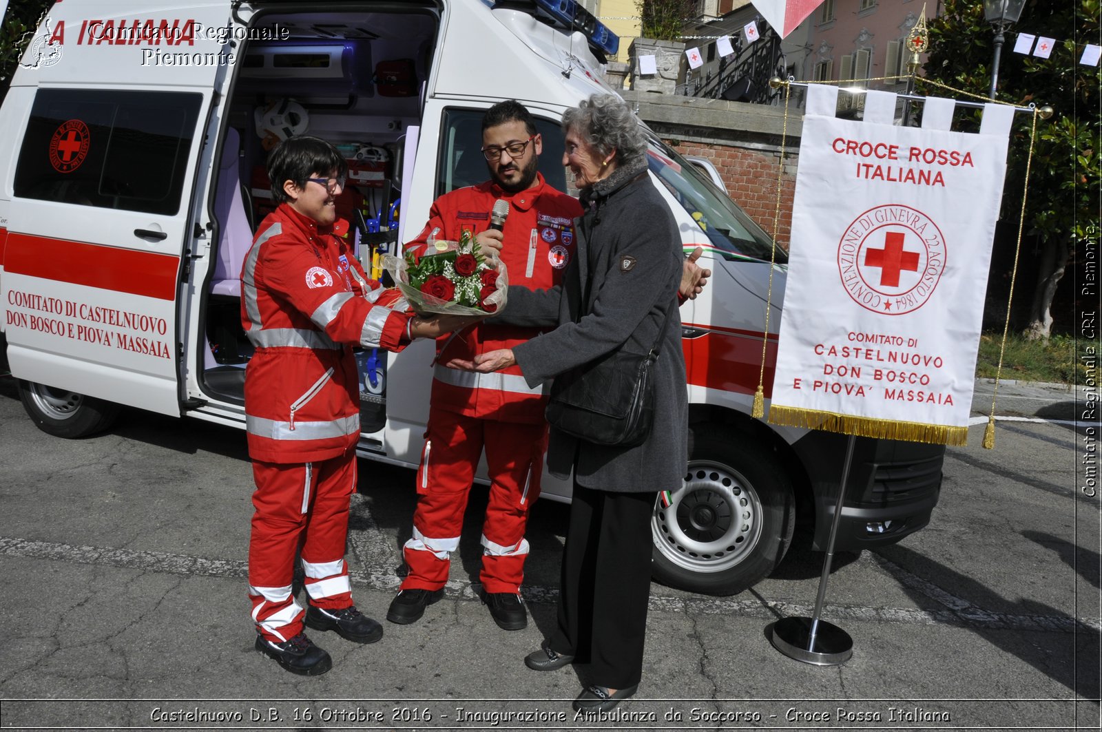 Castelnuovo D.B. 16 Ottobre 2016 - Inaugurazione Ambulanza da Soccorso - Croce Rossa Italiana- Comitato Regionale del Piemonte