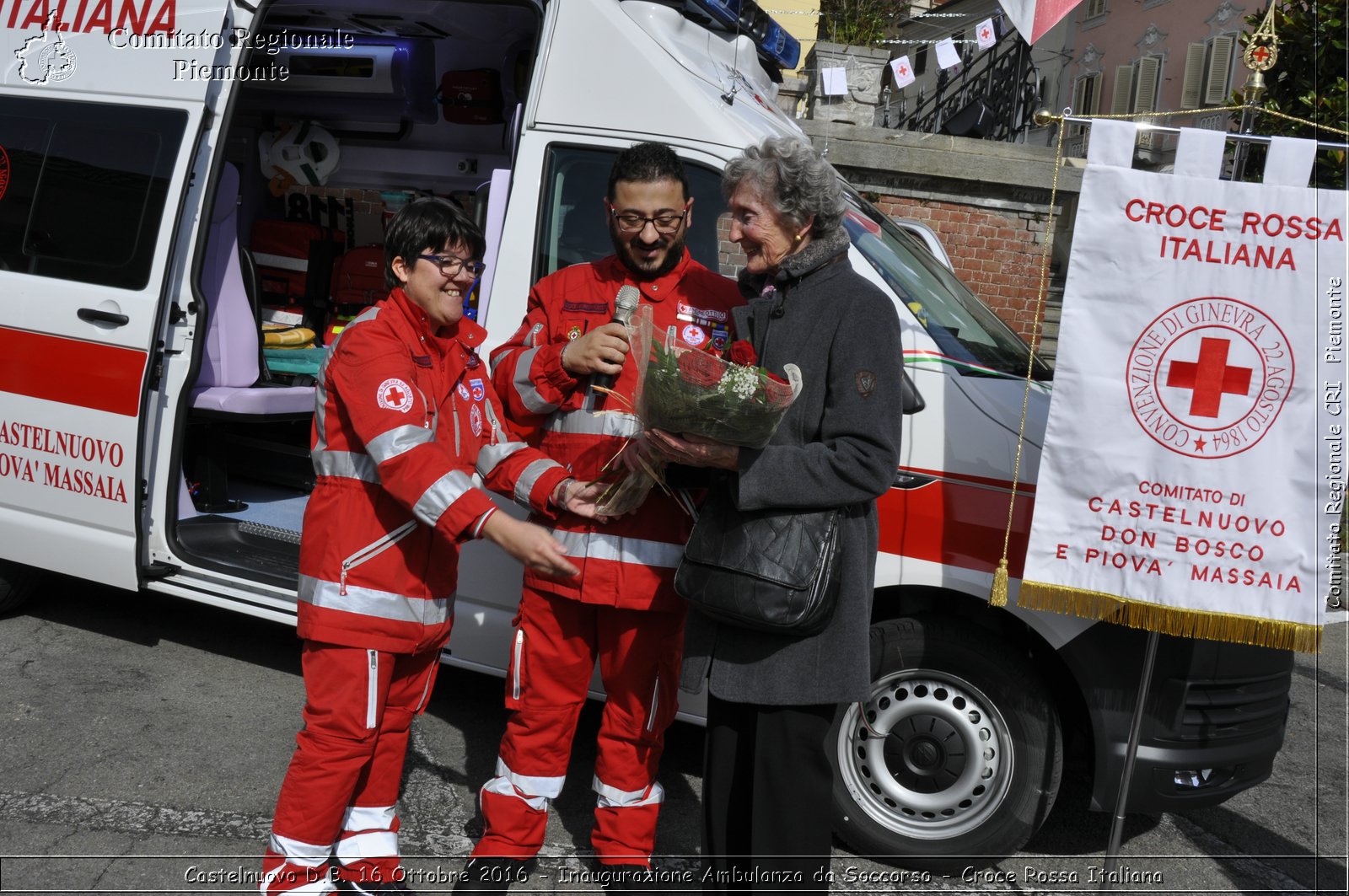 Castelnuovo D.B. 16 Ottobre 2016 - Inaugurazione Ambulanza da Soccorso - Croce Rossa Italiana- Comitato Regionale del Piemonte