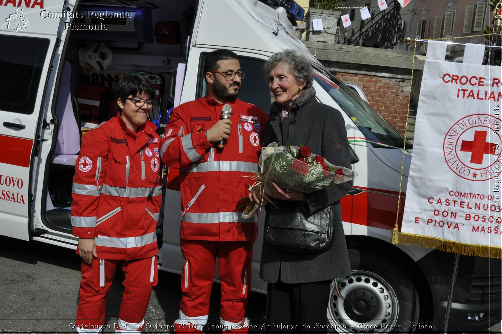 Castelnuovo D.B. 16 Ottobre 2016 - Inaugurazione Ambulanza da Soccorso - Croce Rossa Italiana- Comitato Regionale del Piemonte