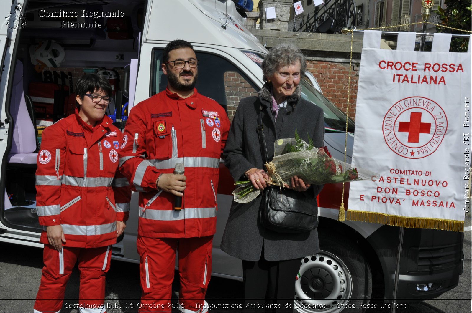 Castelnuovo D.B. 16 Ottobre 2016 - Inaugurazione Ambulanza da Soccorso - Croce Rossa Italiana- Comitato Regionale del Piemonte