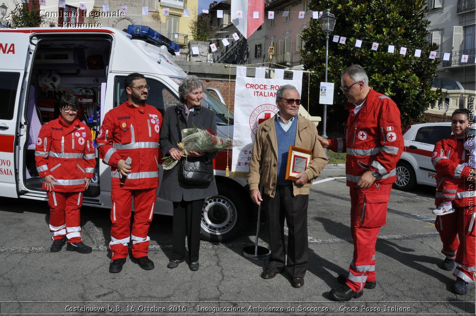 Castelnuovo D.B. 16 Ottobre 2016 - Inaugurazione Ambulanza da Soccorso - Croce Rossa Italiana- Comitato Regionale del Piemonte