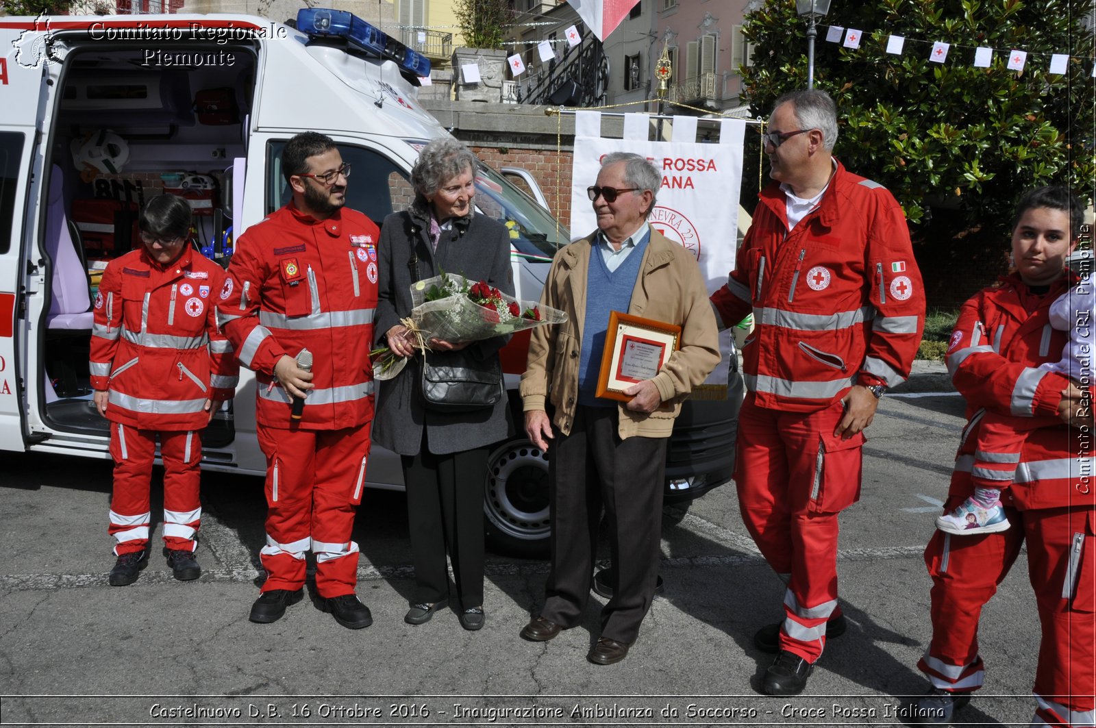 Castelnuovo D.B. 16 Ottobre 2016 - Inaugurazione Ambulanza da Soccorso - Croce Rossa Italiana- Comitato Regionale del Piemonte