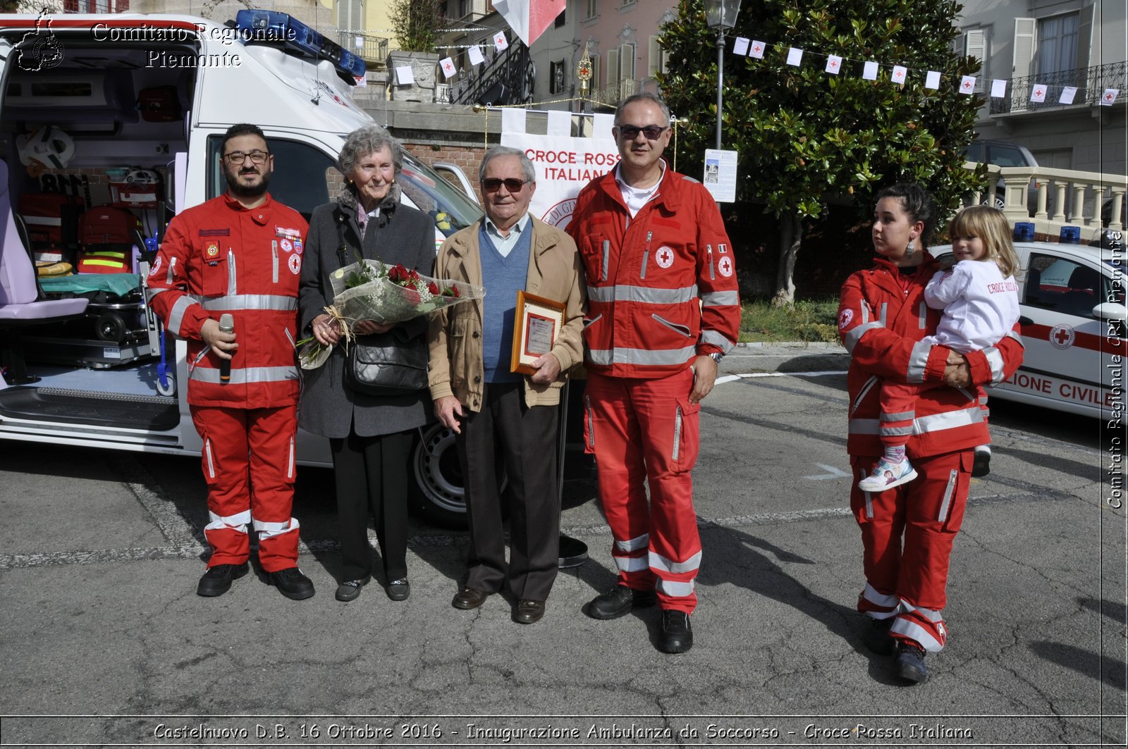 Castelnuovo D.B. 16 Ottobre 2016 - Inaugurazione Ambulanza da Soccorso - Croce Rossa Italiana- Comitato Regionale del Piemonte