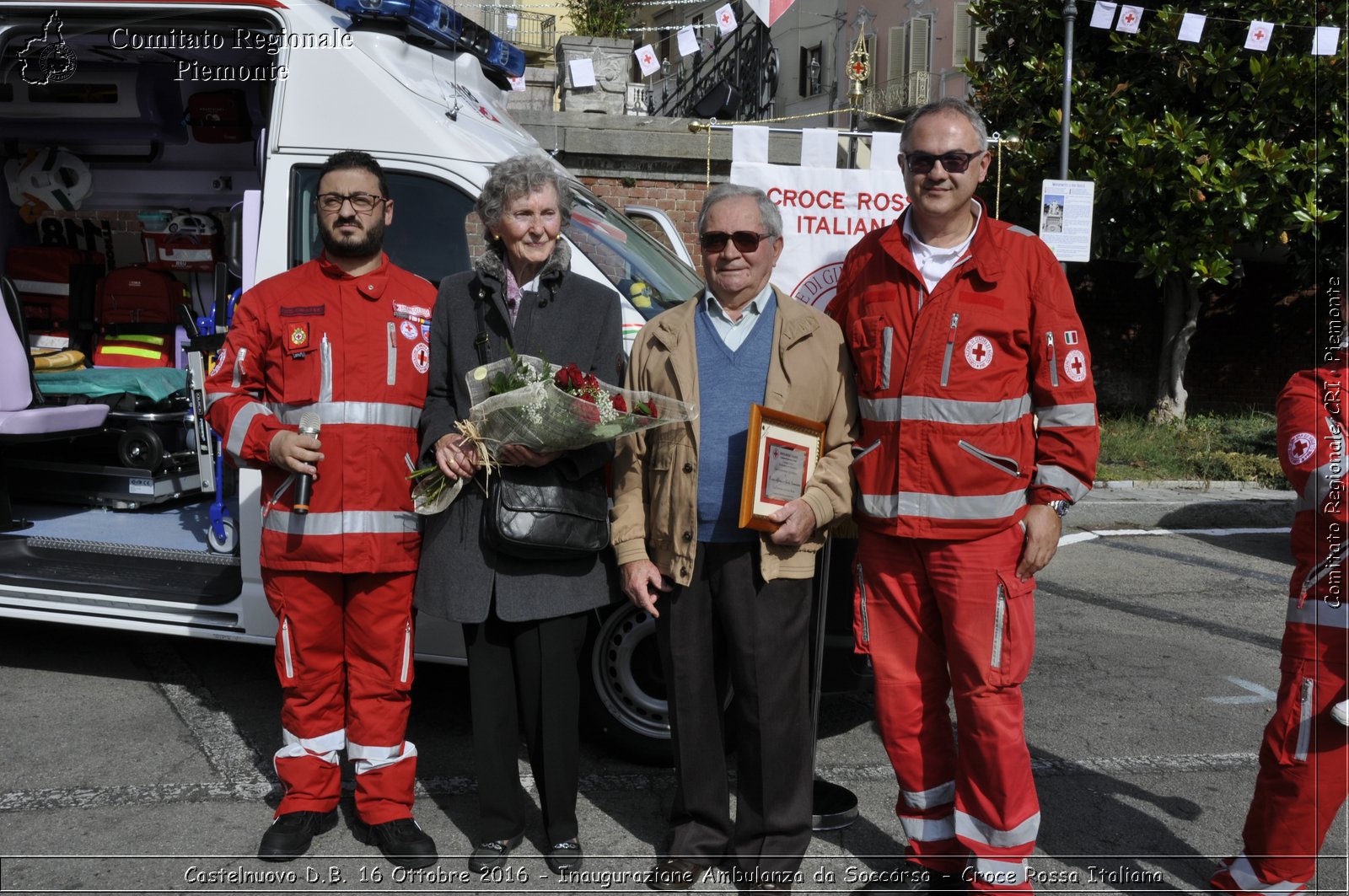 Castelnuovo D.B. 16 Ottobre 2016 - Inaugurazione Ambulanza da Soccorso - Croce Rossa Italiana- Comitato Regionale del Piemonte