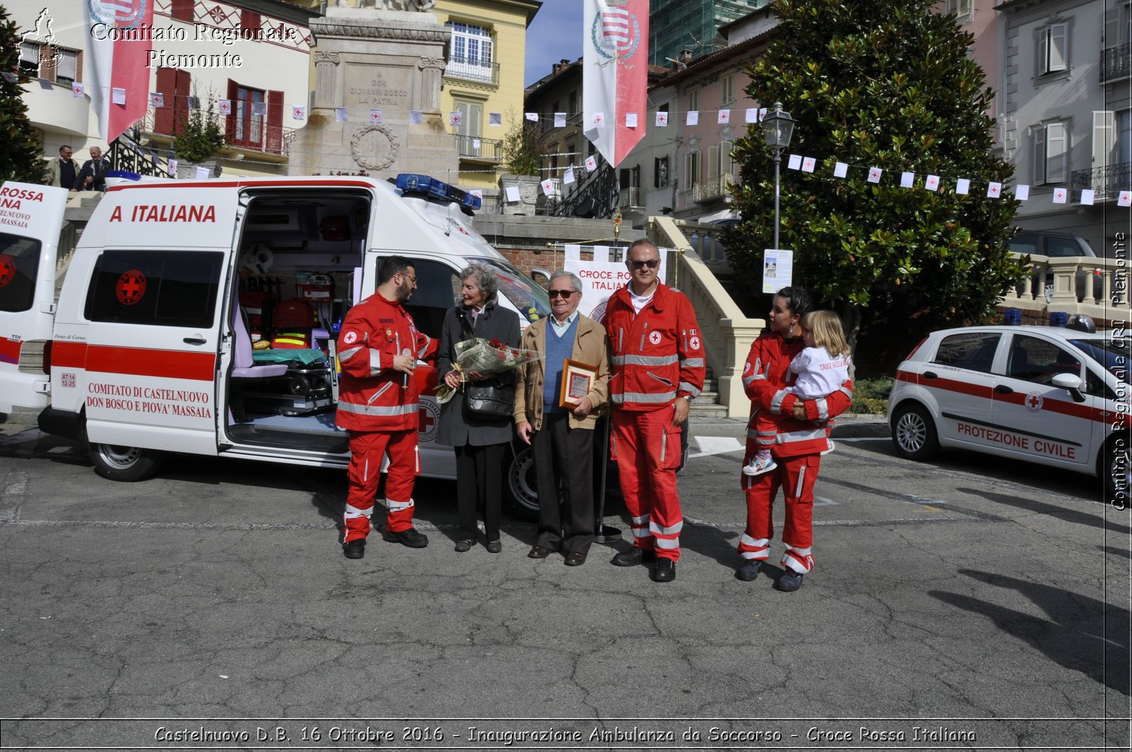 Castelnuovo D.B. 16 Ottobre 2016 - Inaugurazione Ambulanza da Soccorso - Croce Rossa Italiana- Comitato Regionale del Piemonte