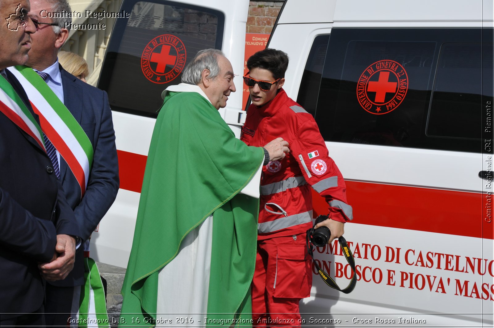 Castelnuovo D.B. 16 Ottobre 2016 - Inaugurazione Ambulanza da Soccorso - Croce Rossa Italiana- Comitato Regionale del Piemonte