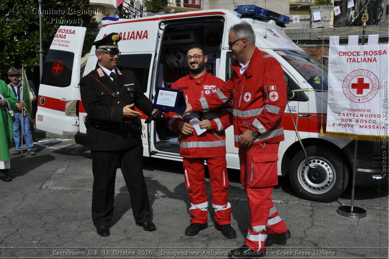 Castelnuovo D.B. 16 Ottobre 2016 - Inaugurazione Ambulanza da Soccorso - Croce Rossa Italiana- Comitato Regionale del Piemonte