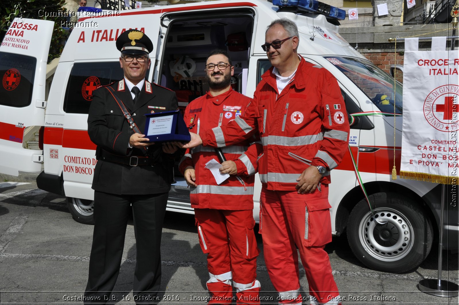 Castelnuovo D.B. 16 Ottobre 2016 - Inaugurazione Ambulanza da Soccorso - Croce Rossa Italiana- Comitato Regionale del Piemonte