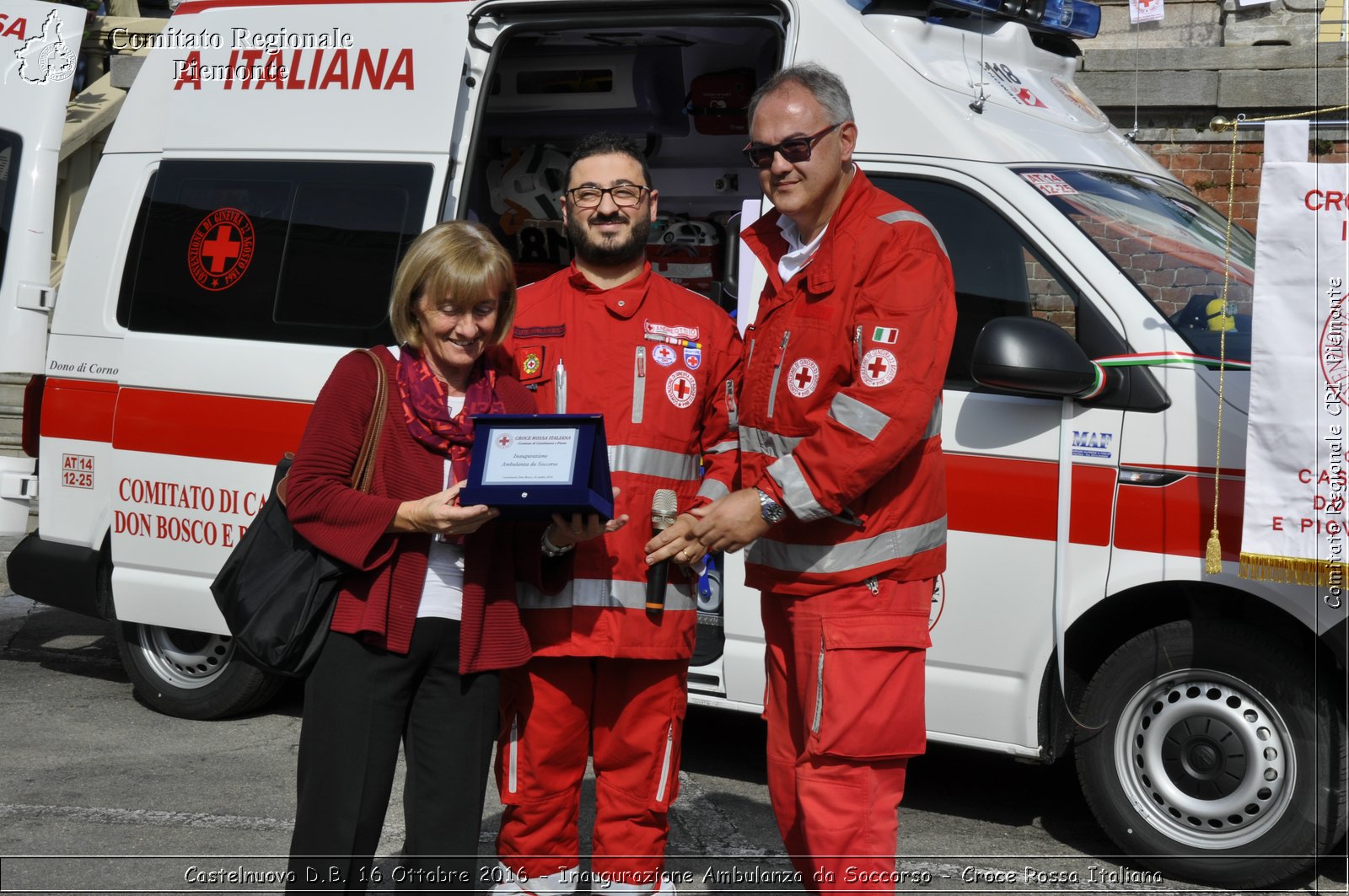 Castelnuovo D.B. 16 Ottobre 2016 - Inaugurazione Ambulanza da Soccorso - Croce Rossa Italiana- Comitato Regionale del Piemonte