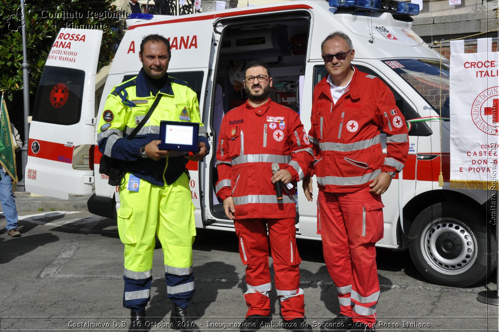 Castelnuovo D.B. 16 Ottobre 2016 - Inaugurazione Ambulanza da Soccorso - Croce Rossa Italiana- Comitato Regionale del Piemonte