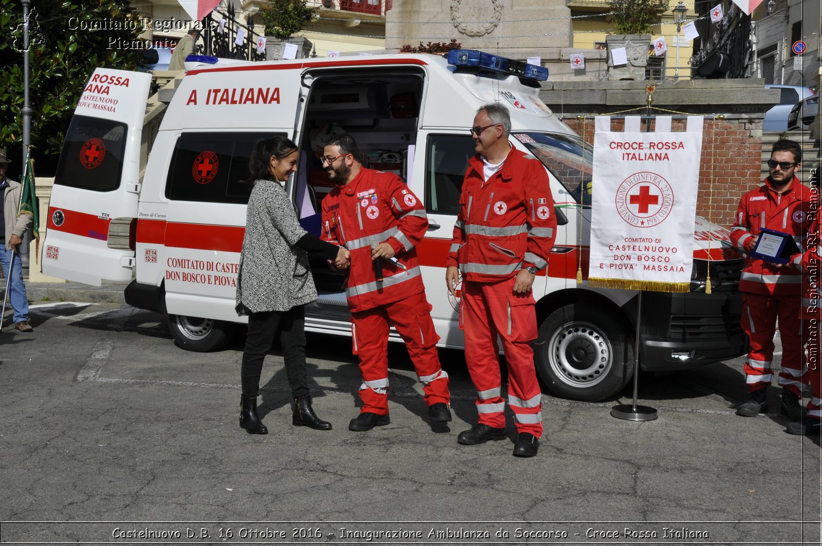 Castelnuovo D.B. 16 Ottobre 2016 - Inaugurazione Ambulanza da Soccorso - Croce Rossa Italiana- Comitato Regionale del Piemonte