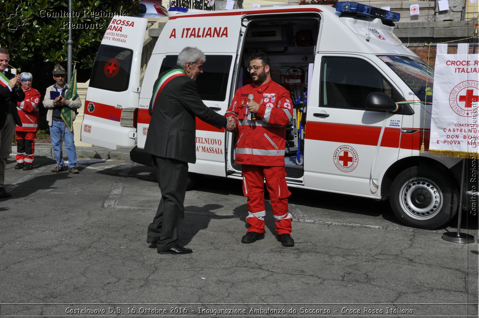 Castelnuovo D.B. 16 Ottobre 2016 - Inaugurazione Ambulanza da Soccorso - Croce Rossa Italiana- Comitato Regionale del Piemonte