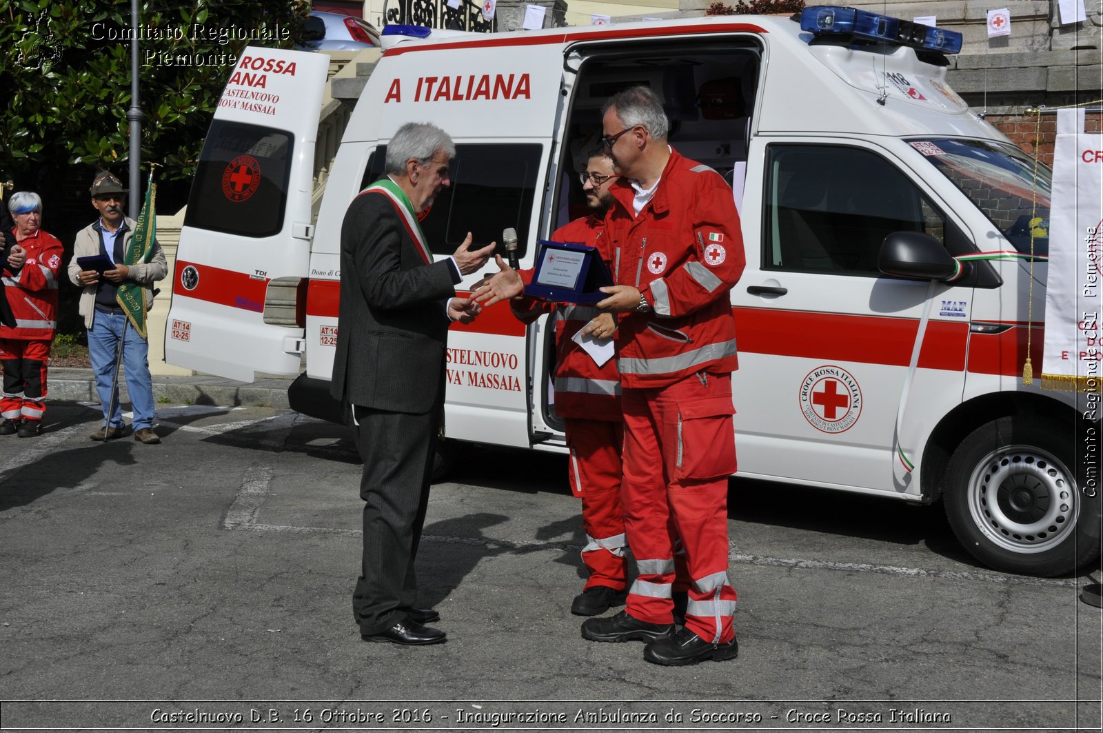 Castelnuovo D.B. 16 Ottobre 2016 - Inaugurazione Ambulanza da Soccorso - Croce Rossa Italiana- Comitato Regionale del Piemonte