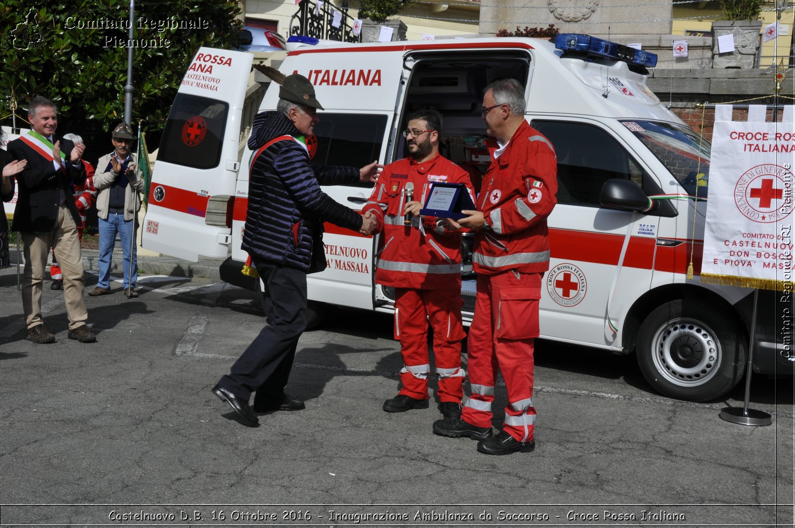 Castelnuovo D.B. 16 Ottobre 2016 - Inaugurazione Ambulanza da Soccorso - Croce Rossa Italiana- Comitato Regionale del Piemonte