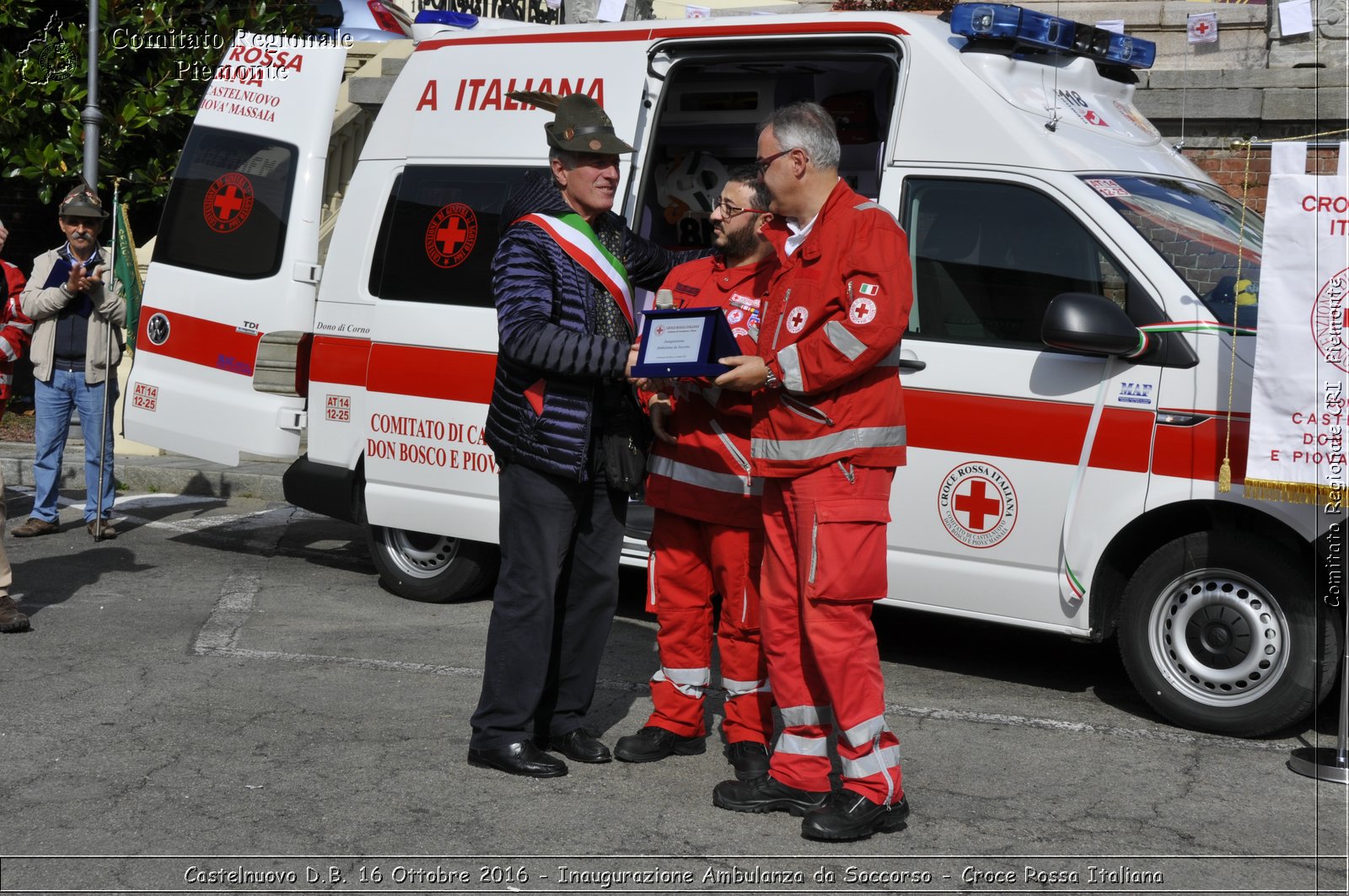 Castelnuovo D.B. 16 Ottobre 2016 - Inaugurazione Ambulanza da Soccorso - Croce Rossa Italiana- Comitato Regionale del Piemonte