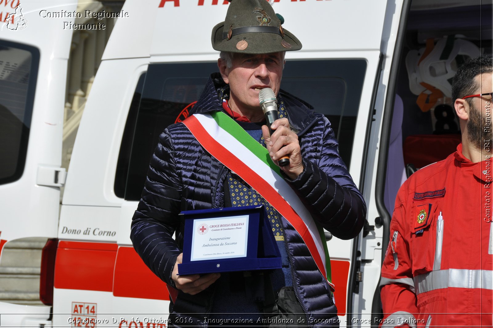 Castelnuovo D.B. 16 Ottobre 2016 - Inaugurazione Ambulanza da Soccorso - Croce Rossa Italiana- Comitato Regionale del Piemonte