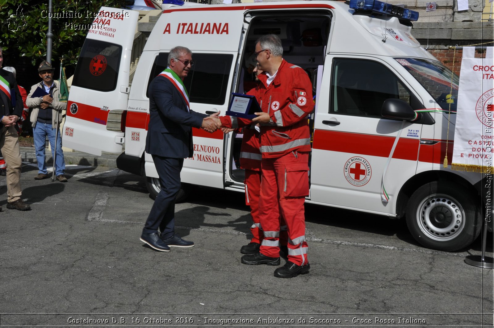 Castelnuovo D.B. 16 Ottobre 2016 - Inaugurazione Ambulanza da Soccorso - Croce Rossa Italiana- Comitato Regionale del Piemonte