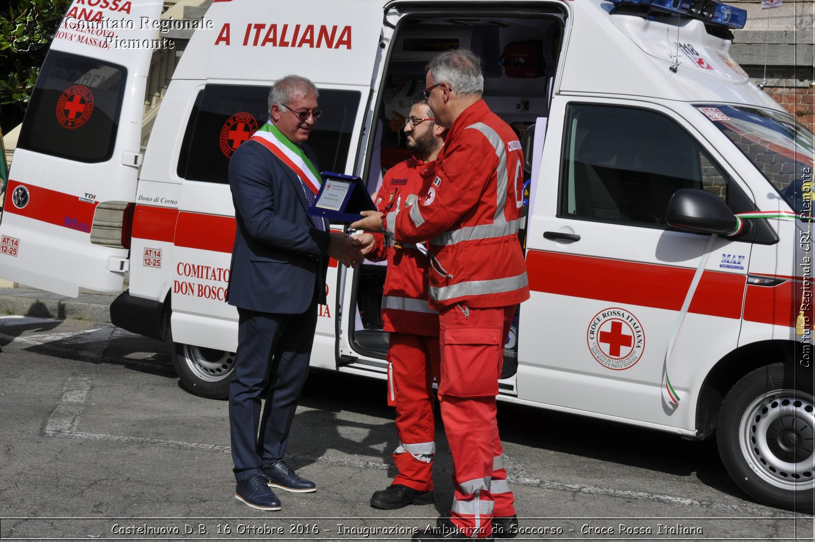 Castelnuovo D.B. 16 Ottobre 2016 - Inaugurazione Ambulanza da Soccorso - Croce Rossa Italiana- Comitato Regionale del Piemonte