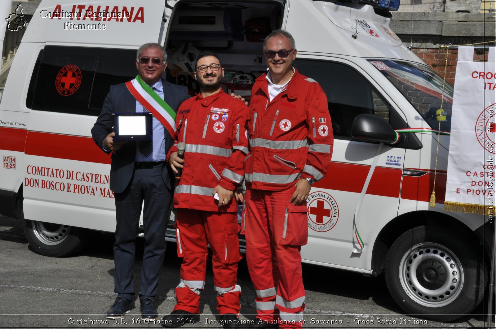 Castelnuovo D.B. 16 Ottobre 2016 - Inaugurazione Ambulanza da Soccorso - Croce Rossa Italiana- Comitato Regionale del Piemonte