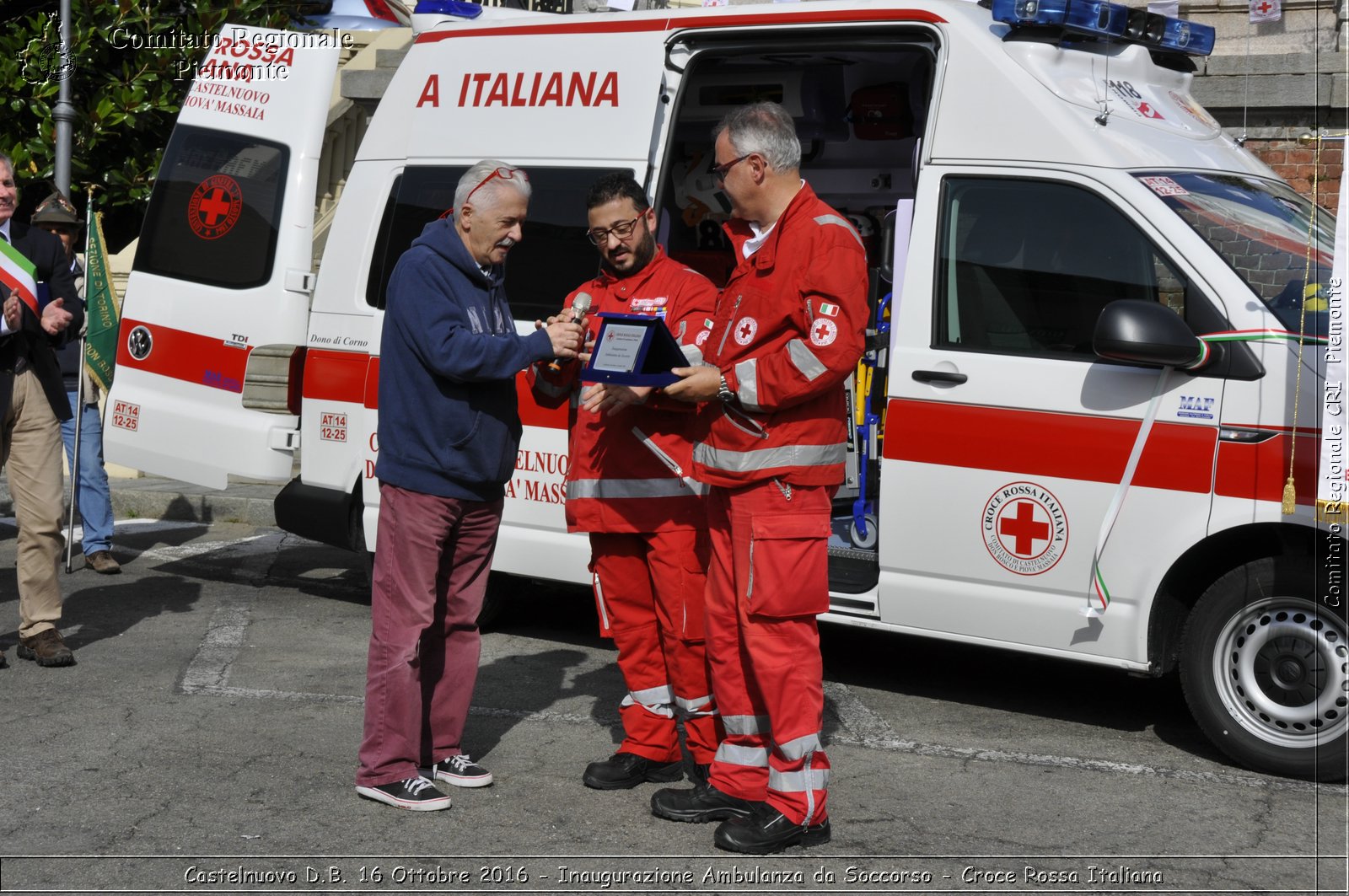 Castelnuovo D.B. 16 Ottobre 2016 - Inaugurazione Ambulanza da Soccorso - Croce Rossa Italiana- Comitato Regionale del Piemonte