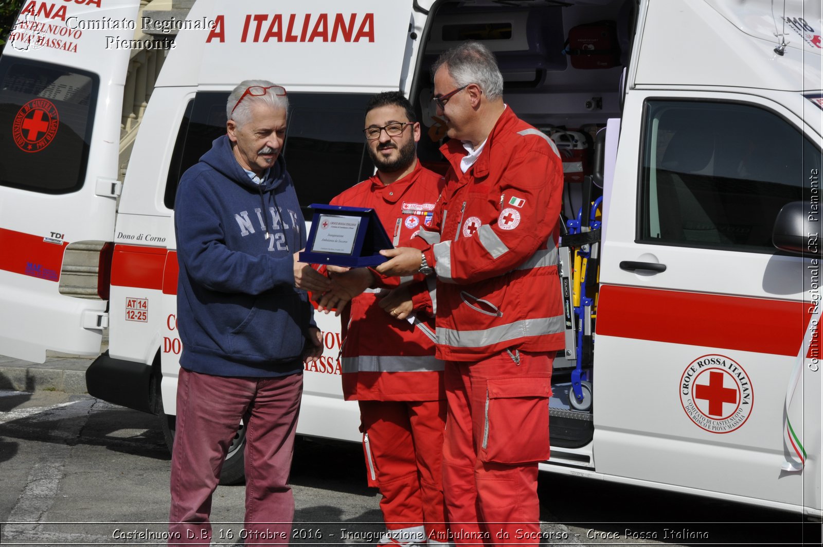 Castelnuovo D.B. 16 Ottobre 2016 - Inaugurazione Ambulanza da Soccorso - Croce Rossa Italiana- Comitato Regionale del Piemonte