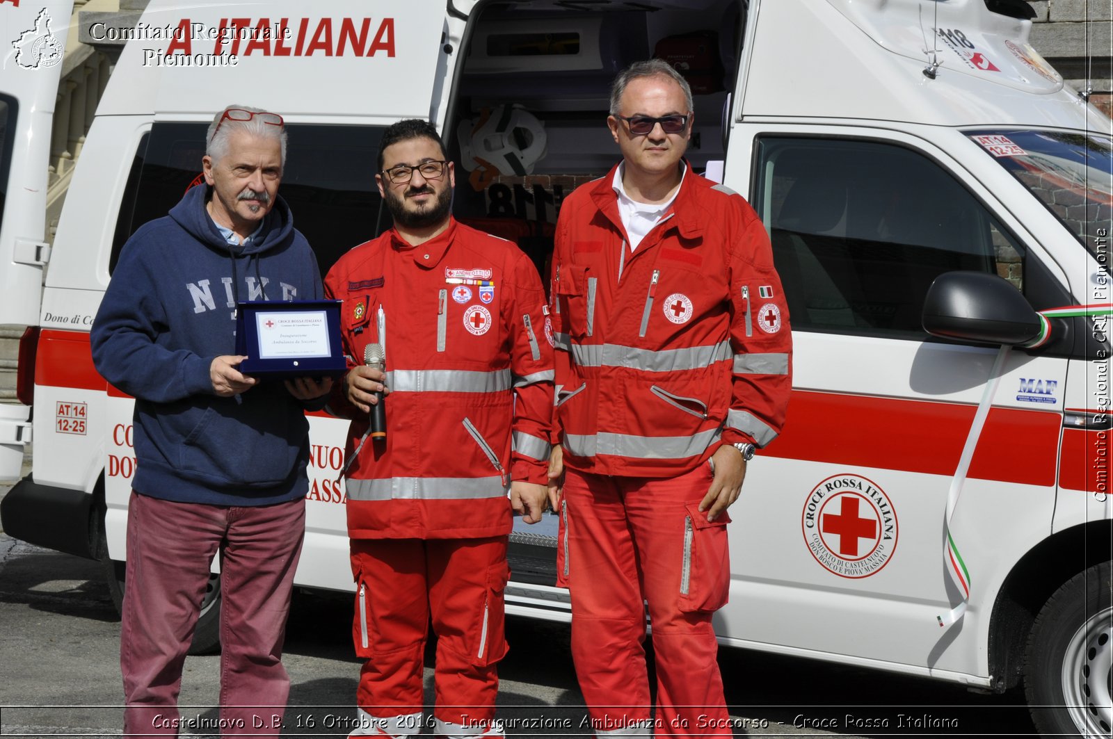 Castelnuovo D.B. 16 Ottobre 2016 - Inaugurazione Ambulanza da Soccorso - Croce Rossa Italiana- Comitato Regionale del Piemonte