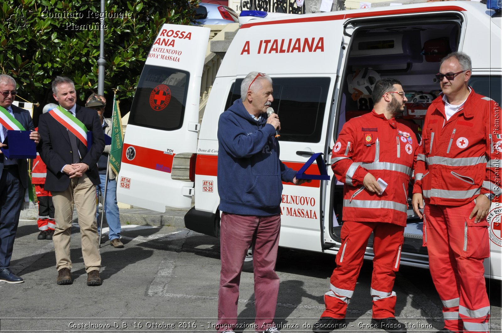 Castelnuovo D.B. 16 Ottobre 2016 - Inaugurazione Ambulanza da Soccorso - Croce Rossa Italiana- Comitato Regionale del Piemonte