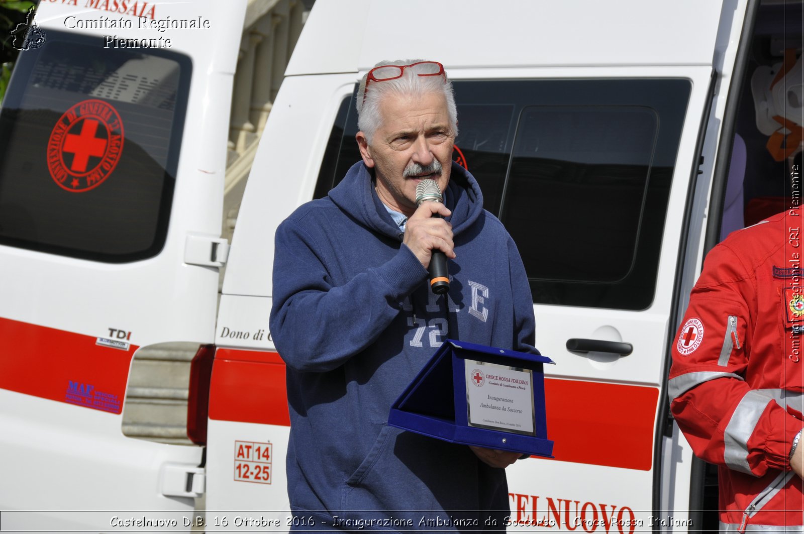 Castelnuovo D.B. 16 Ottobre 2016 - Inaugurazione Ambulanza da Soccorso - Croce Rossa Italiana- Comitato Regionale del Piemonte