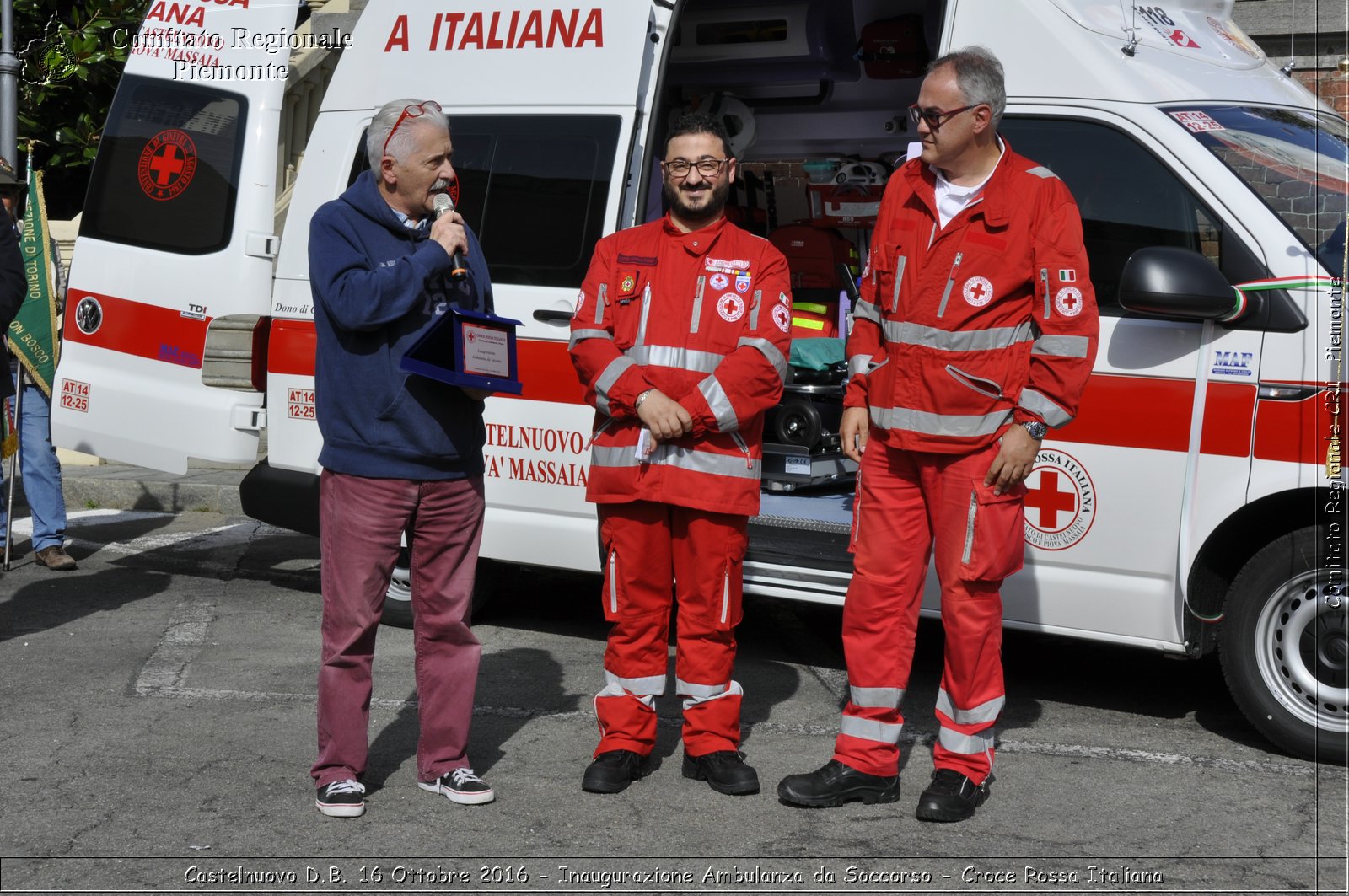 Castelnuovo D.B. 16 Ottobre 2016 - Inaugurazione Ambulanza da Soccorso - Croce Rossa Italiana- Comitato Regionale del Piemonte