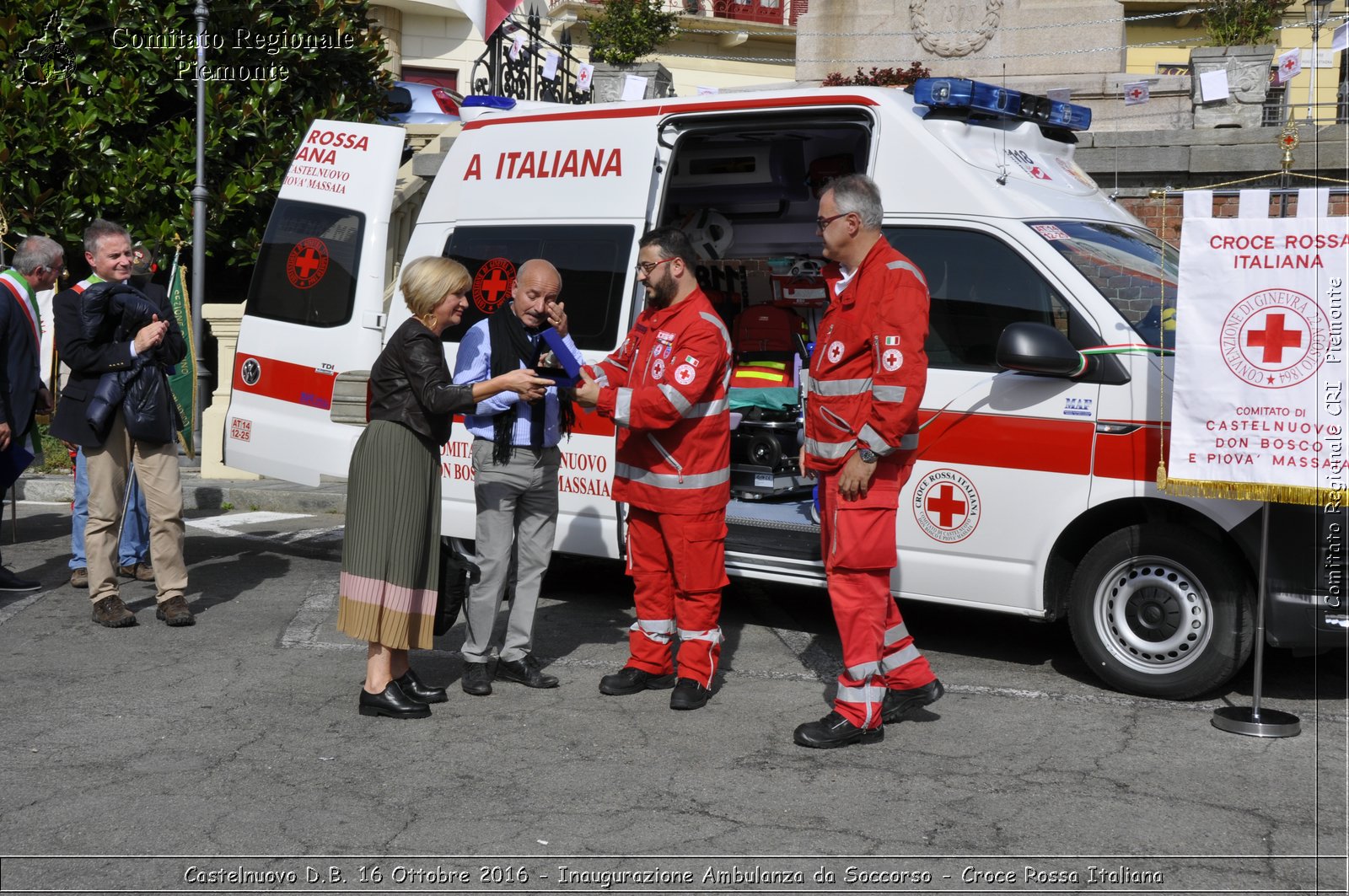 Castelnuovo D.B. 16 Ottobre 2016 - Inaugurazione Ambulanza da Soccorso - Croce Rossa Italiana- Comitato Regionale del Piemonte