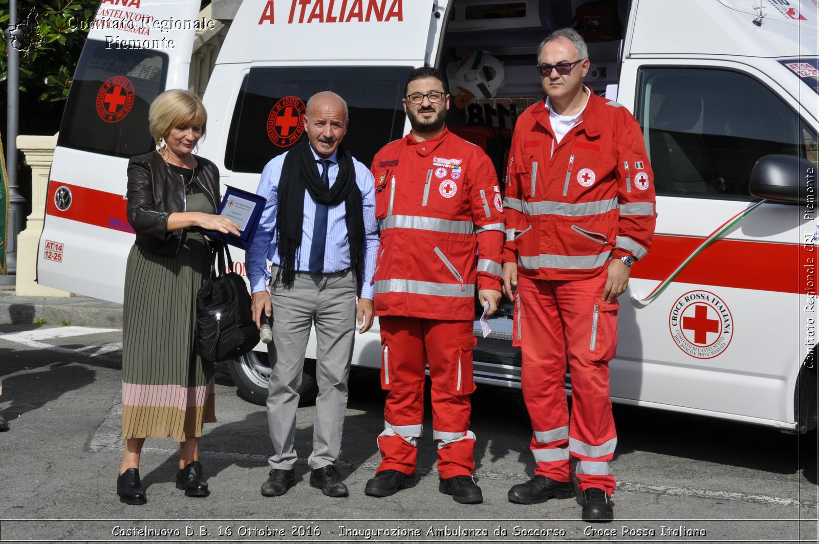 Castelnuovo D.B. 16 Ottobre 2016 - Inaugurazione Ambulanza da Soccorso - Croce Rossa Italiana- Comitato Regionale del Piemonte