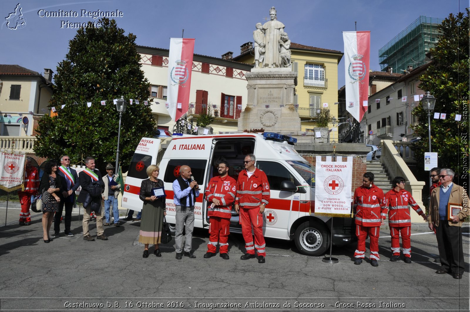 Castelnuovo D.B. 16 Ottobre 2016 - Inaugurazione Ambulanza da Soccorso - Croce Rossa Italiana- Comitato Regionale del Piemonte