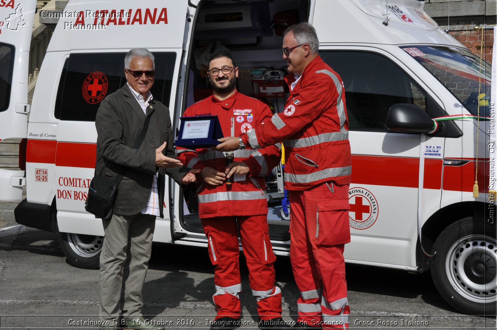 Castelnuovo D.B. 16 Ottobre 2016 - Inaugurazione Ambulanza da Soccorso - Croce Rossa Italiana- Comitato Regionale del Piemonte