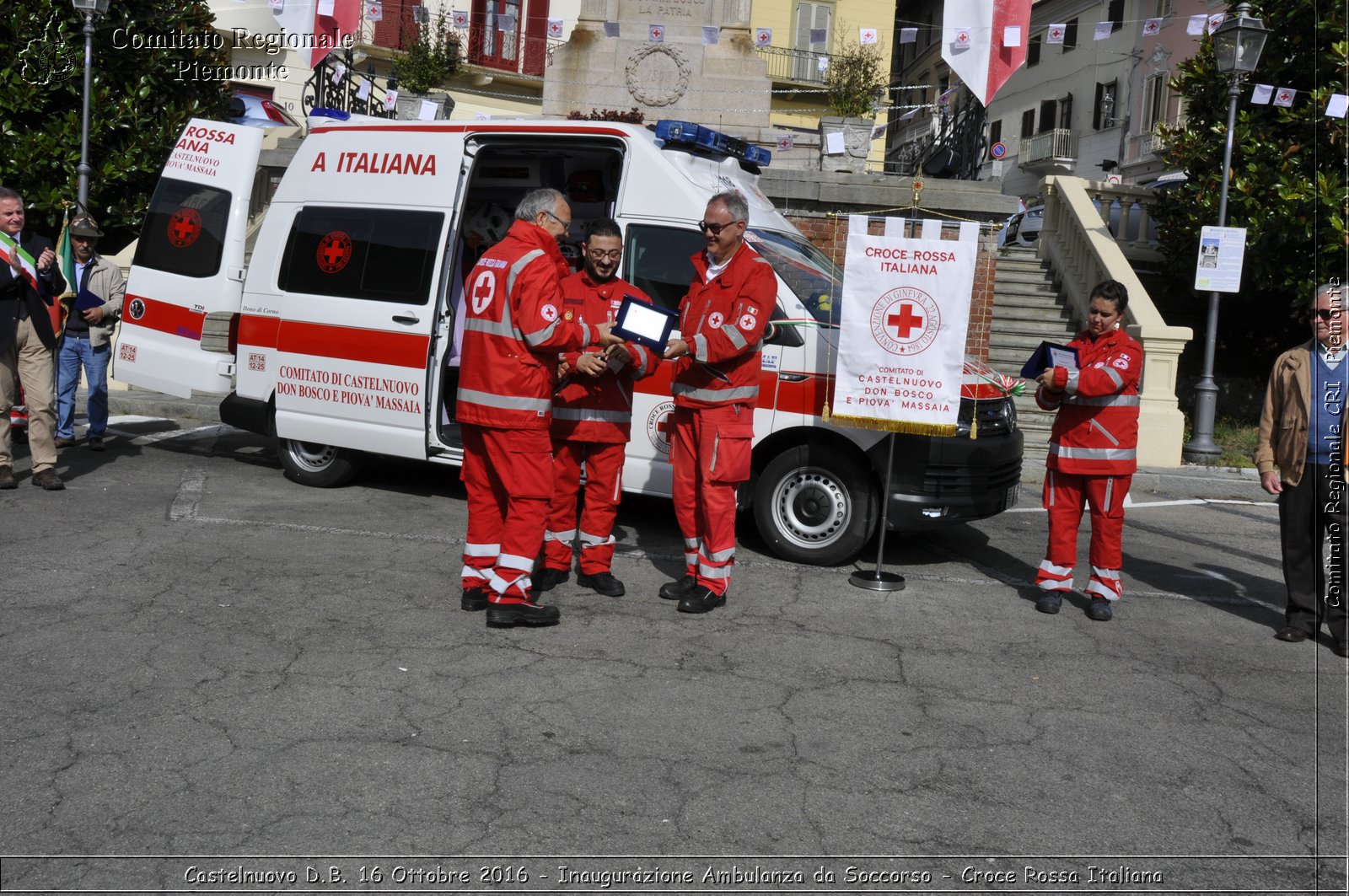 Castelnuovo D.B. 16 Ottobre 2016 - Inaugurazione Ambulanza da Soccorso - Croce Rossa Italiana- Comitato Regionale del Piemonte