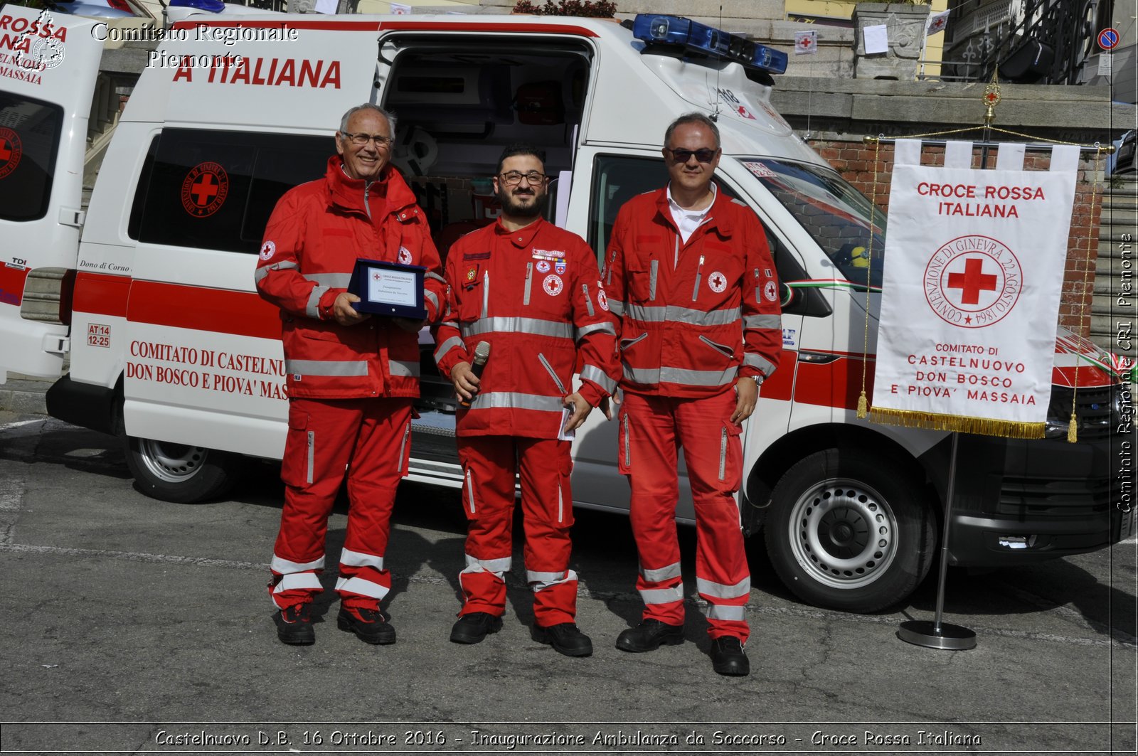 Castelnuovo D.B. 16 Ottobre 2016 - Inaugurazione Ambulanza da Soccorso - Croce Rossa Italiana- Comitato Regionale del Piemonte