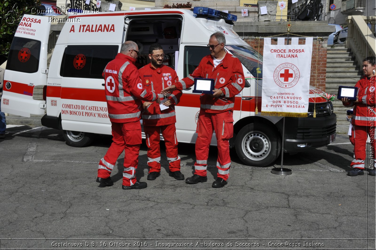 Castelnuovo D.B. 16 Ottobre 2016 - Inaugurazione Ambulanza da Soccorso - Croce Rossa Italiana- Comitato Regionale del Piemonte