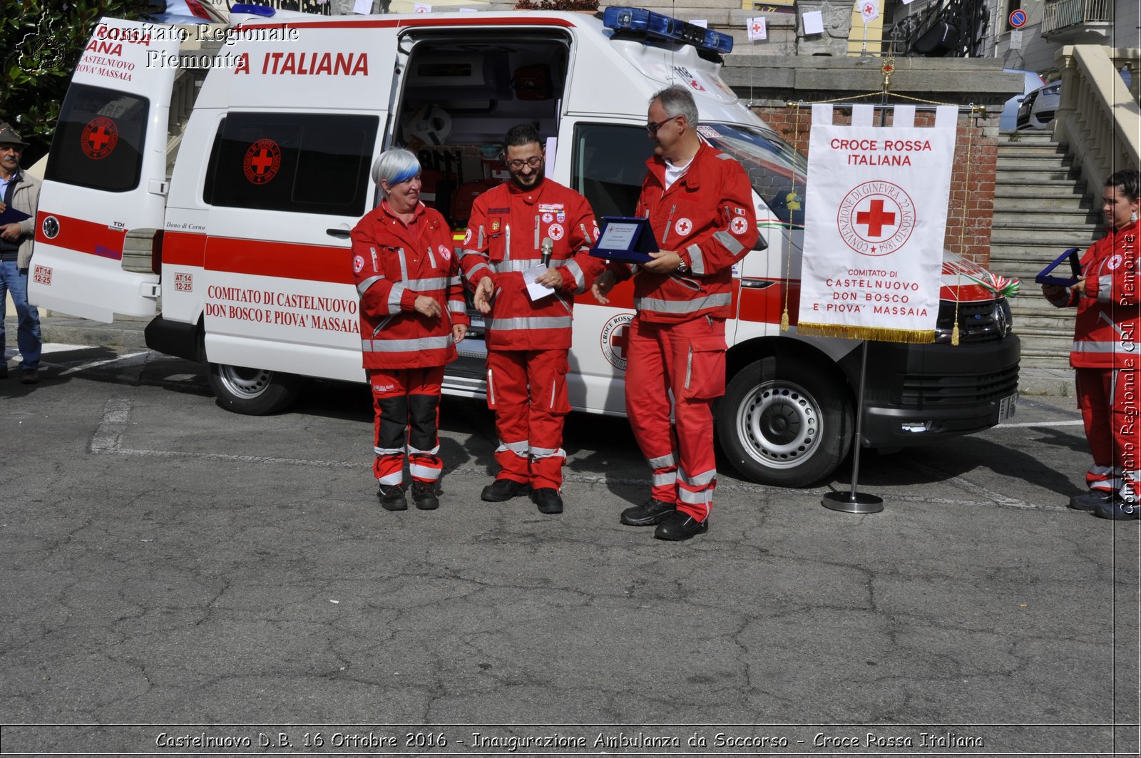 Castelnuovo D.B. 16 Ottobre 2016 - Inaugurazione Ambulanza da Soccorso - Croce Rossa Italiana- Comitato Regionale del Piemonte