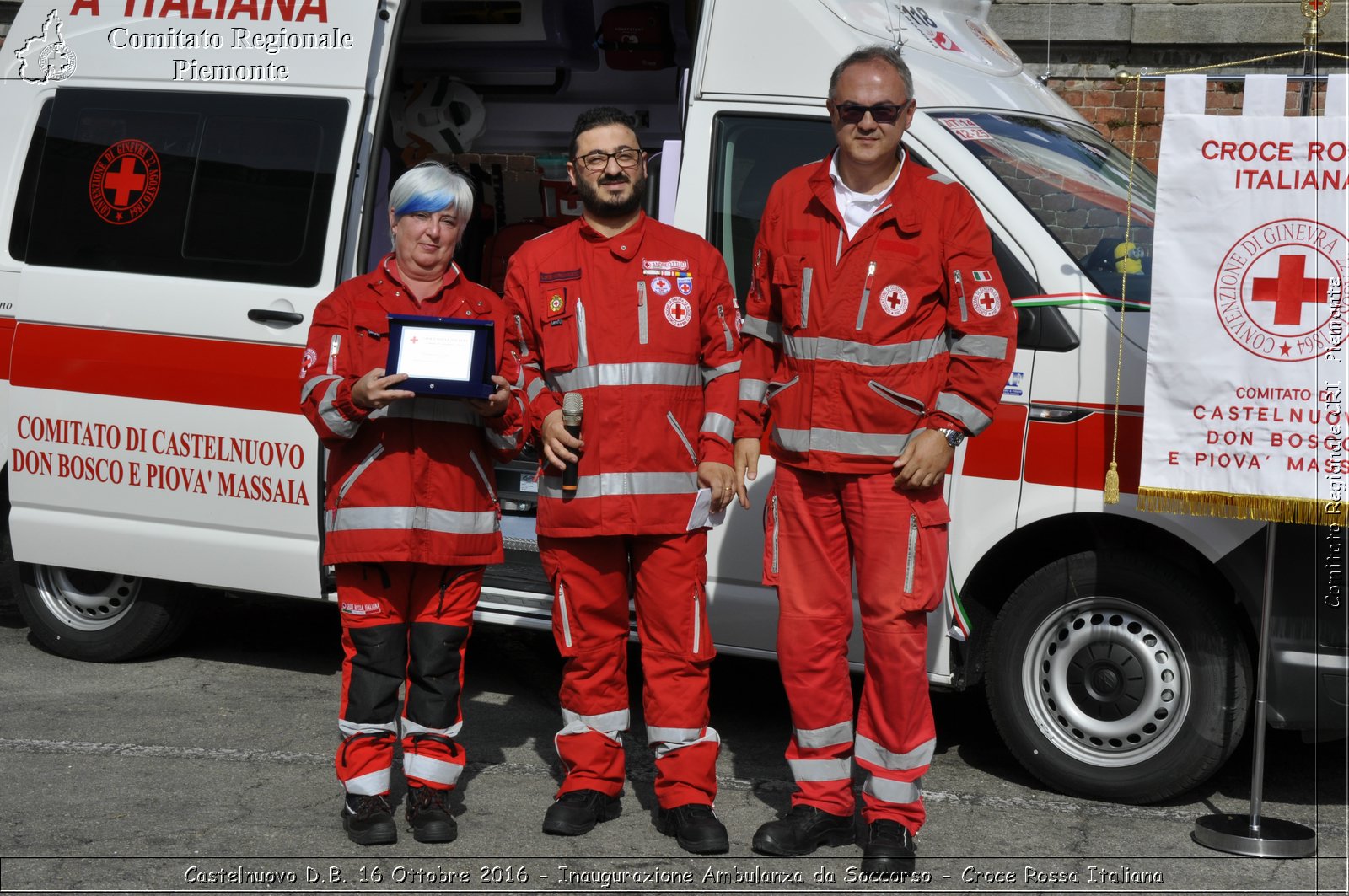 Castelnuovo D.B. 16 Ottobre 2016 - Inaugurazione Ambulanza da Soccorso - Croce Rossa Italiana- Comitato Regionale del Piemonte