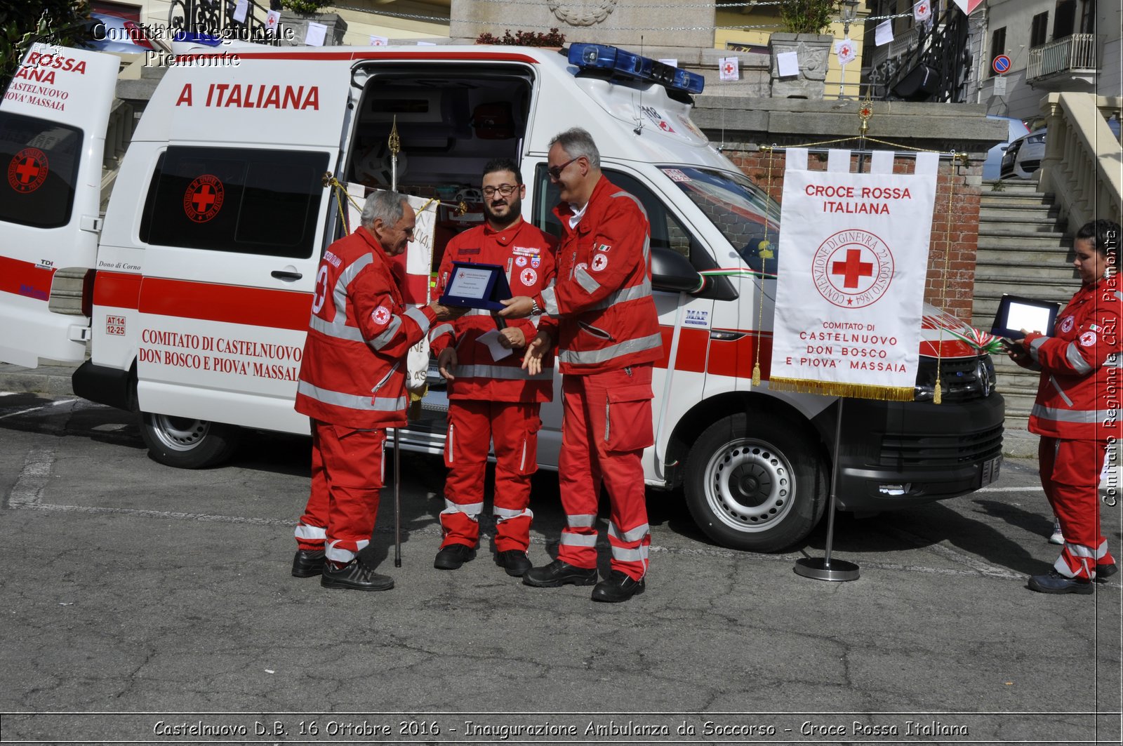 Castelnuovo D.B. 16 Ottobre 2016 - Inaugurazione Ambulanza da Soccorso - Croce Rossa Italiana- Comitato Regionale del Piemonte