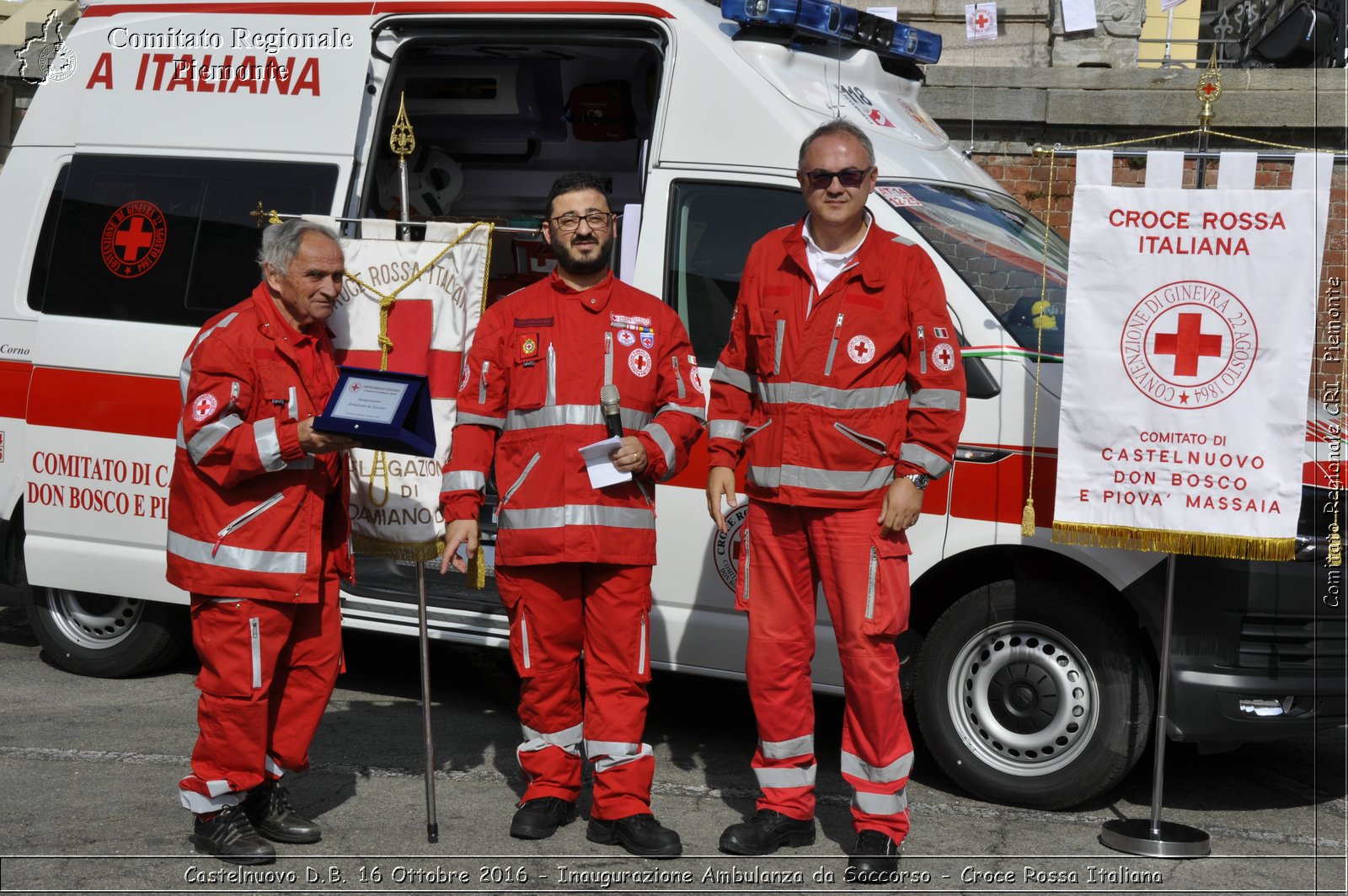 Castelnuovo D.B. 16 Ottobre 2016 - Inaugurazione Ambulanza da Soccorso - Croce Rossa Italiana- Comitato Regionale del Piemonte