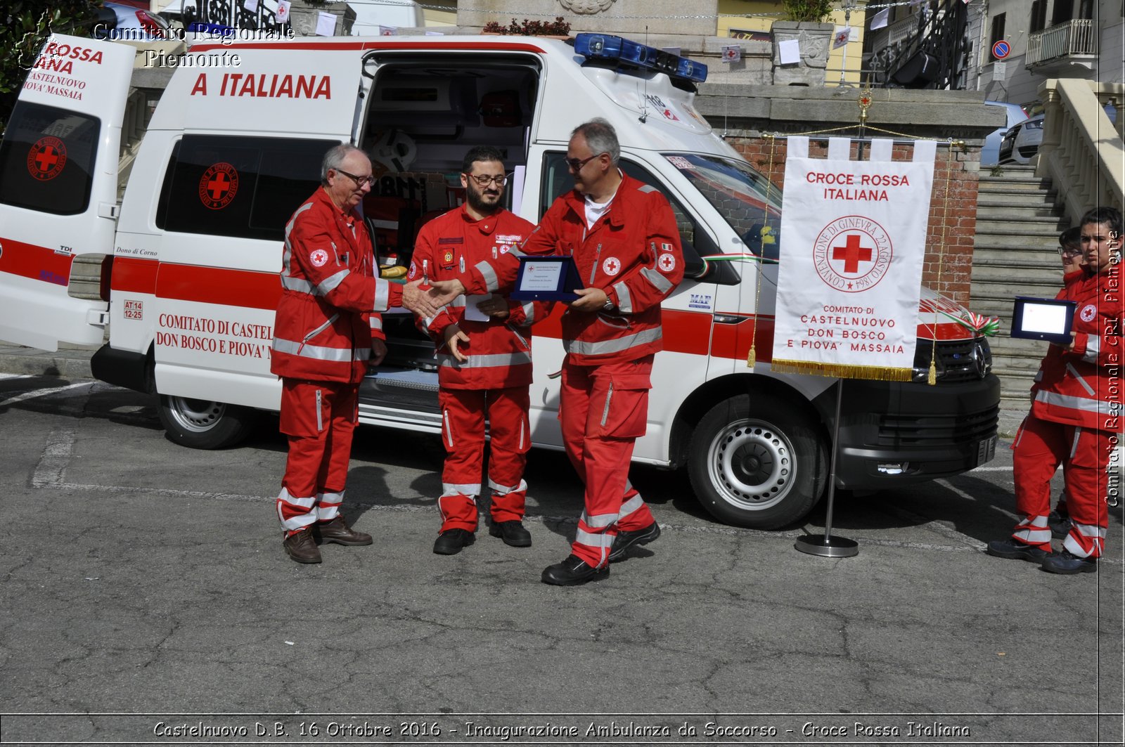 Castelnuovo D.B. 16 Ottobre 2016 - Inaugurazione Ambulanza da Soccorso - Croce Rossa Italiana- Comitato Regionale del Piemonte