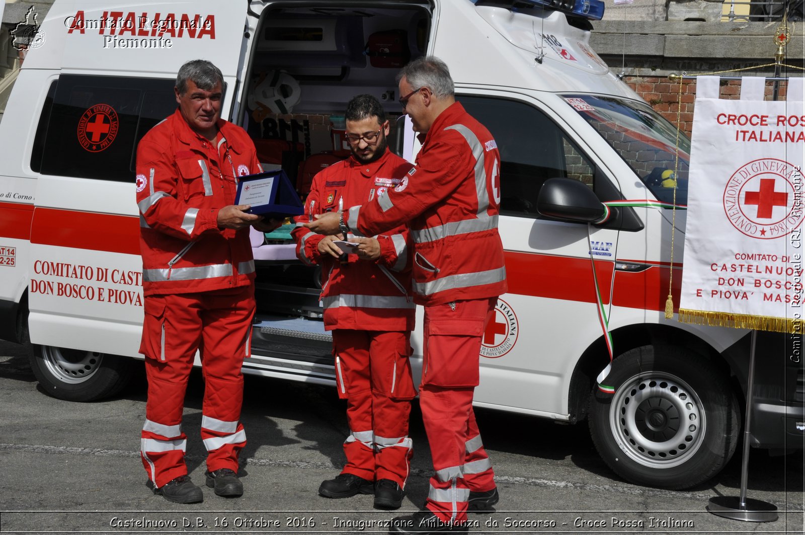 Castelnuovo D.B. 16 Ottobre 2016 - Inaugurazione Ambulanza da Soccorso - Croce Rossa Italiana- Comitato Regionale del Piemonte