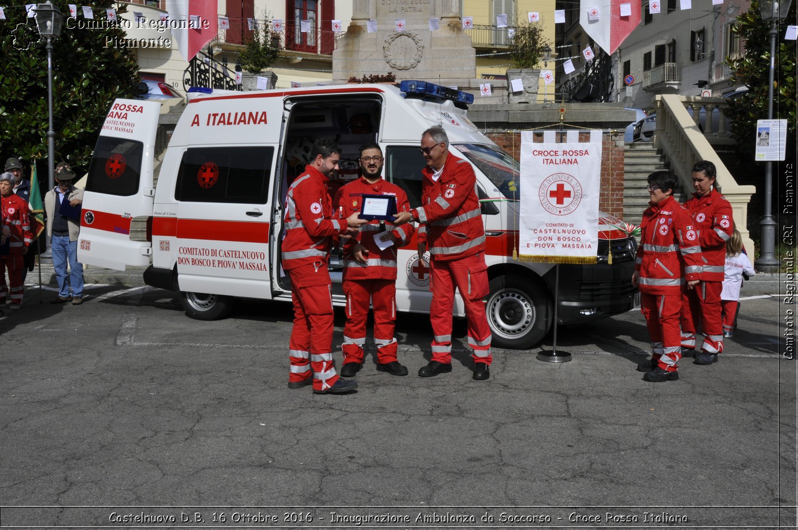 Castelnuovo D.B. 16 Ottobre 2016 - Inaugurazione Ambulanza da Soccorso - Croce Rossa Italiana- Comitato Regionale del Piemonte