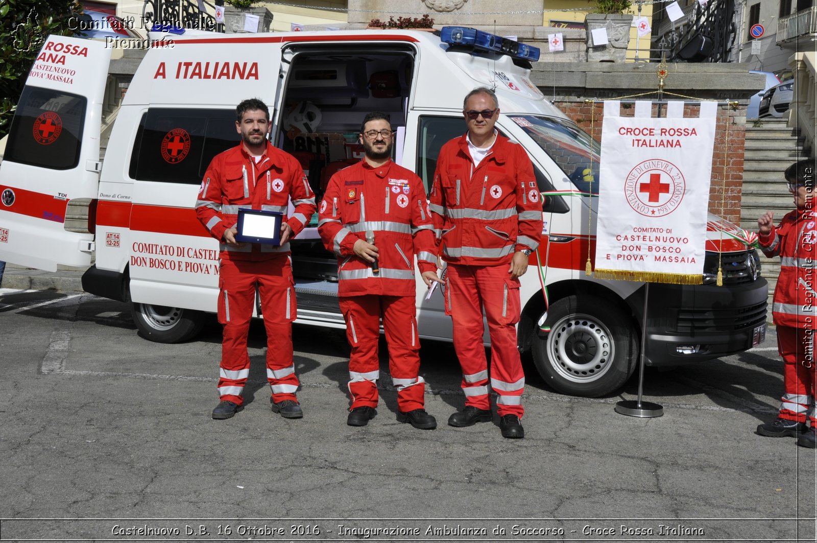 Castelnuovo D.B. 16 Ottobre 2016 - Inaugurazione Ambulanza da Soccorso - Croce Rossa Italiana- Comitato Regionale del Piemonte