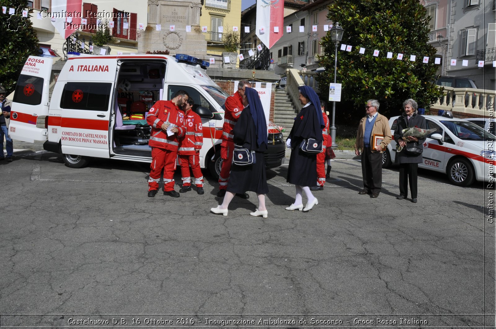 Castelnuovo D.B. 16 Ottobre 2016 - Inaugurazione Ambulanza da Soccorso - Croce Rossa Italiana- Comitato Regionale del Piemonte