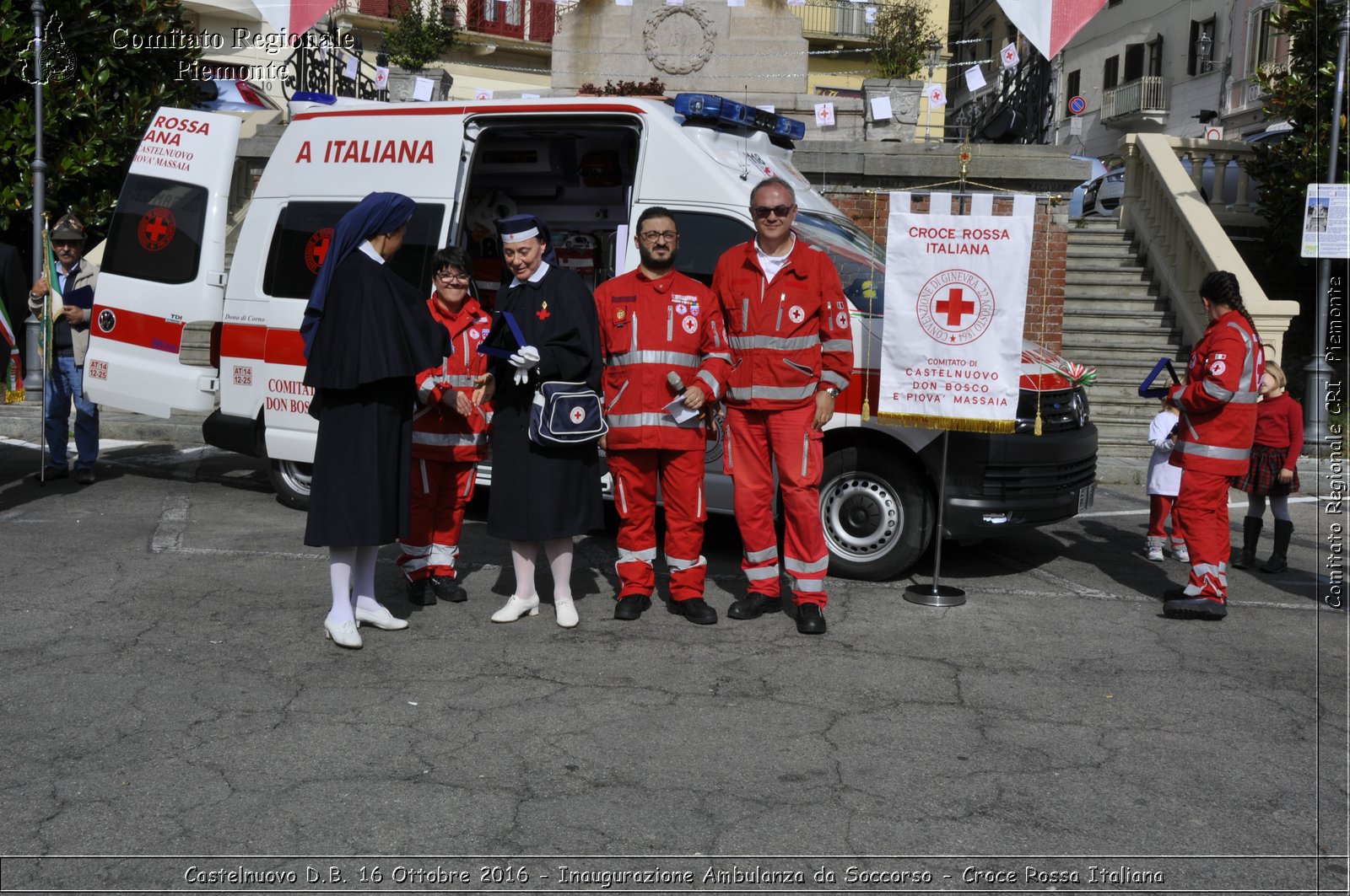 Castelnuovo D.B. 16 Ottobre 2016 - Inaugurazione Ambulanza da Soccorso - Croce Rossa Italiana- Comitato Regionale del Piemonte