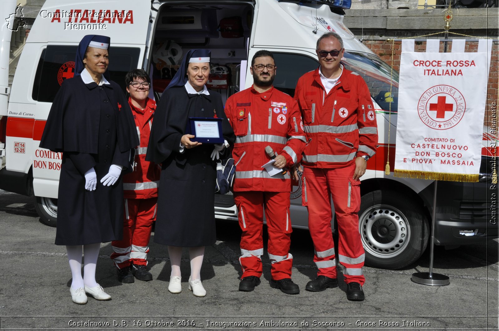 Castelnuovo D.B. 16 Ottobre 2016 - Inaugurazione Ambulanza da Soccorso - Croce Rossa Italiana- Comitato Regionale del Piemonte