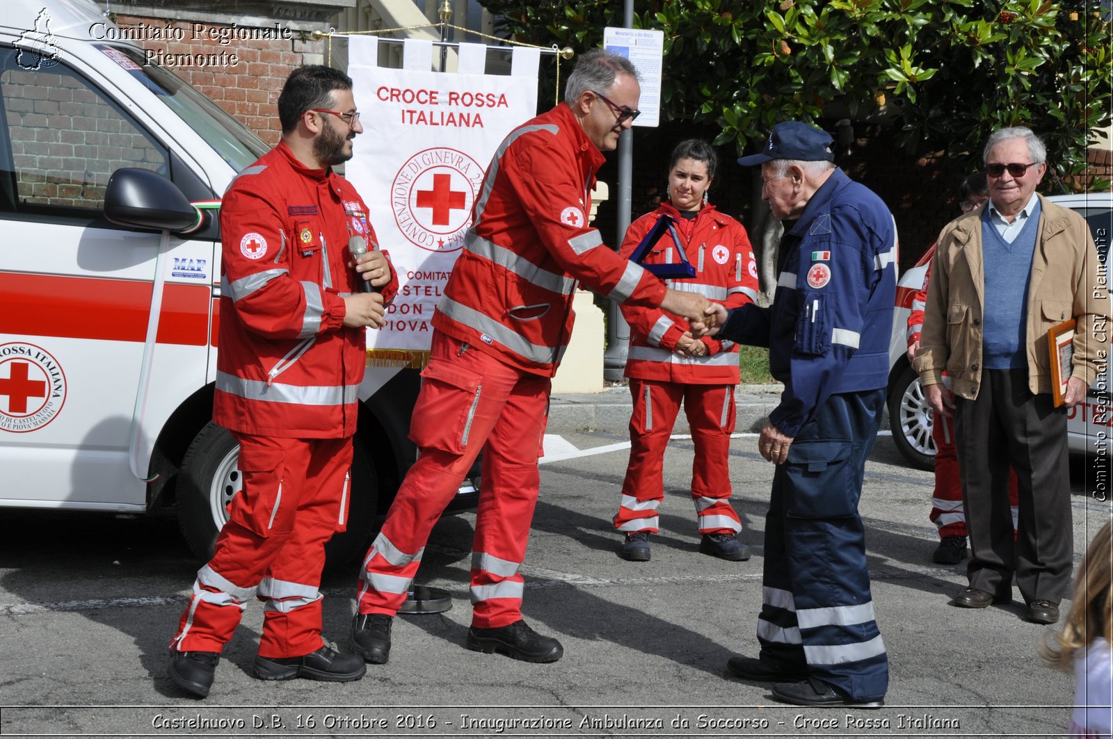 Castelnuovo D.B. 16 Ottobre 2016 - Inaugurazione Ambulanza da Soccorso - Croce Rossa Italiana- Comitato Regionale del Piemonte